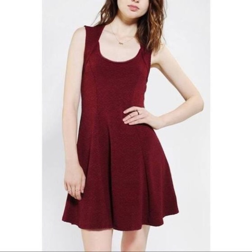 Burgundy Urban Outfitters Dress
